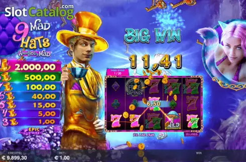 Οθόνη9. 9 Mad Hats Κουλοχέρης