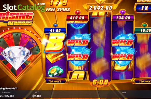Οθόνη6. Rising Rewards Κουλοχέρης 