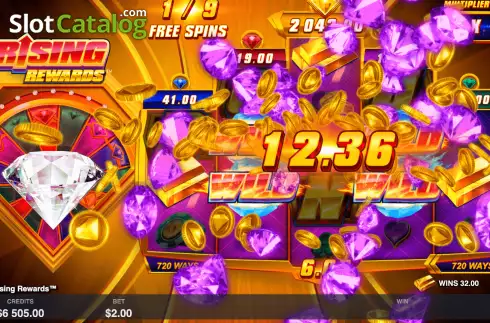 Οθόνη7. Rising Rewards Κουλοχέρης 
