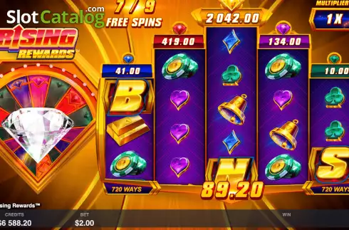 Οθόνη9. Rising Rewards Κουλοχέρης 