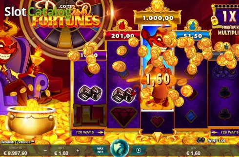 Οθόνη3. Devilish Fortunes Κουλοχέρης