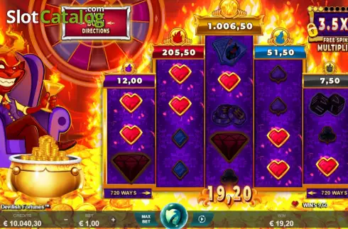 Οθόνη7. Devilish Fortunes Κουλοχέρης