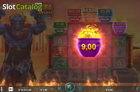 Οθόνη4. Ancient Fortunes Minotaur Rising Κουλοχέρης