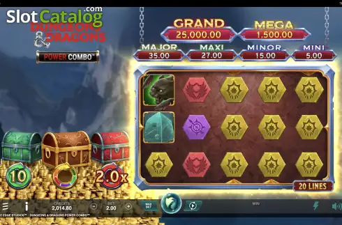 Οθόνη2. Dungeons & Dragons Power Combo Κουλοχέρης