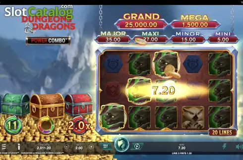 Οθόνη5. Dungeons & Dragons Power Combo Κουλοχέρης