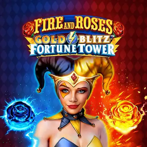Fire and Roses Gold Blitz Fortune Tower Λογότυπο