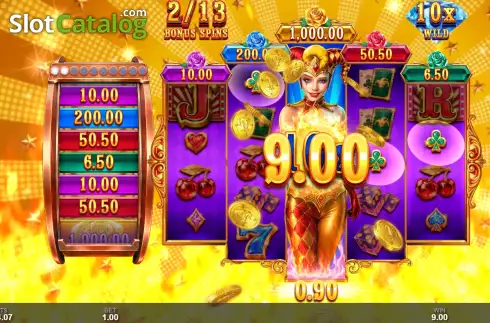 Οθόνη3. Fire and Roses Joker Diamonds Κουλοχέρης 