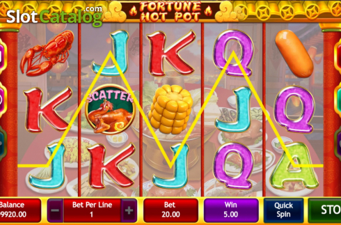 Οθόνη3. Fortune Hot Pot Κουλοχέρης 