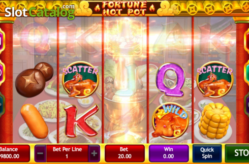 Οθόνη4. Fortune Hot Pot Κουλοχέρης 