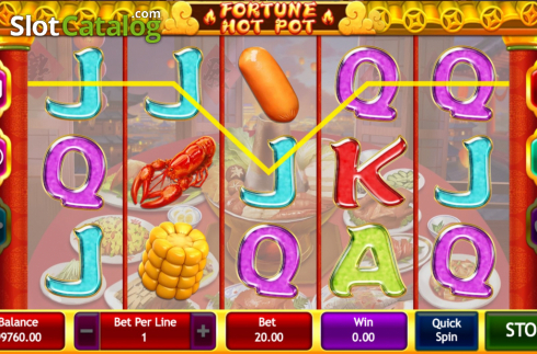 Οθόνη5. Fortune Hot Pot Κουλοχέρης 