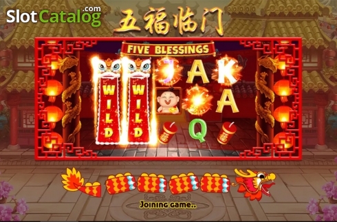 Οθόνη2. Five Blessings (Triple Profits Games) Κουλοχέρης