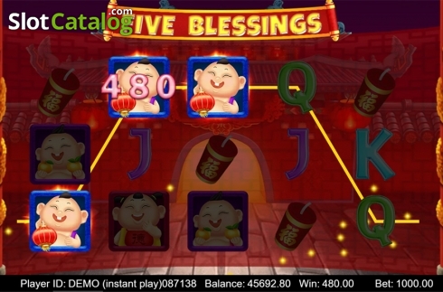 Οθόνη6. Five Blessings (Triple Profits Games) Κουλοχέρης