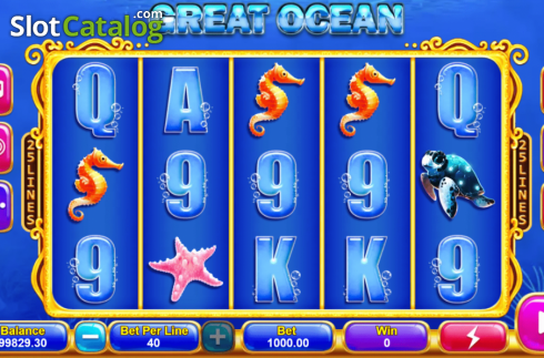 Οθόνη2. Great Ocean (Triple Profits Games) Κουλοχέρης 