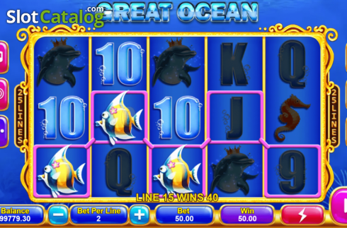 Οθόνη3. Great Ocean (Triple Profits Games) Κουλοχέρης 