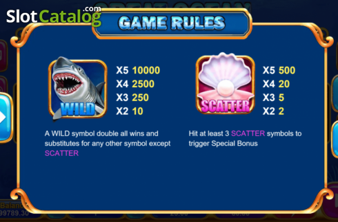 Οθόνη5. Great Ocean (Triple Profits Games) Κουλοχέρης 