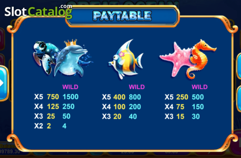 Οθόνη6. Great Ocean (Triple Profits Games) Κουλοχέρης 