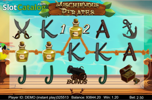 Οθόνη3. Mischievous Pirates Κουλοχέρης