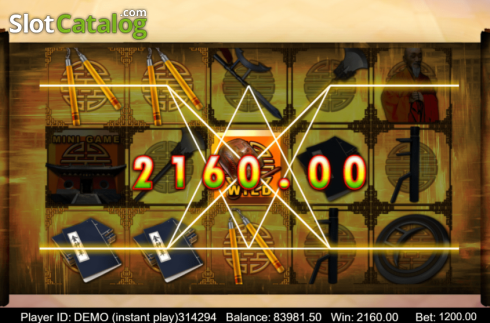 Οθόνη4. Shaolin (Triple Profits Games) Κουλοχέρης