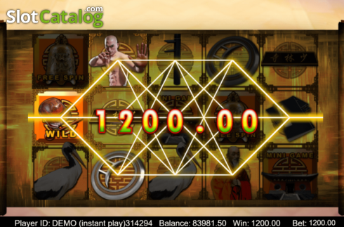 Οθόνη5. Shaolin (Triple Profits Games) Κουλοχέρης
