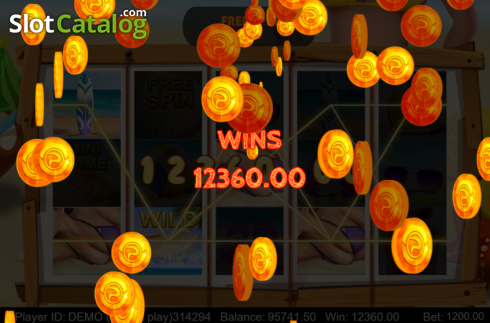 Οθόνη6. Bikini Beach (Triple Profits Games) Κουλοχέρης
