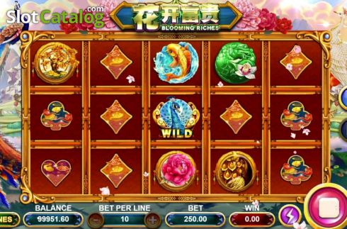 Οθόνη3. Blooming Riches (Triple Profits Games) Κουλοχέρης