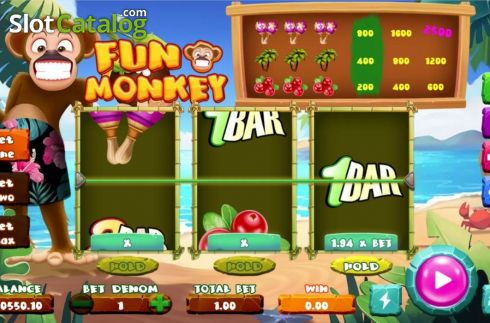 Οθόνη3. Fun Monkey Κουλοχέρης