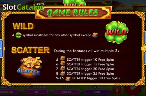 Οθόνη8. Lucky Leprechaun (Triple Profits Games) Κουλοχέρης