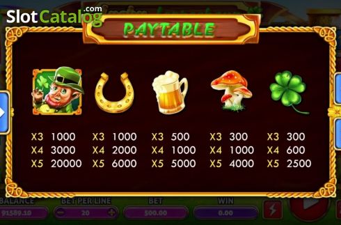 Οθόνη9. Lucky Leprechaun (Triple Profits Games) Κουλοχέρης