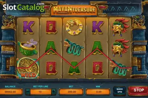 Οθόνη3. Mayan Treasure Κουλοχέρης
