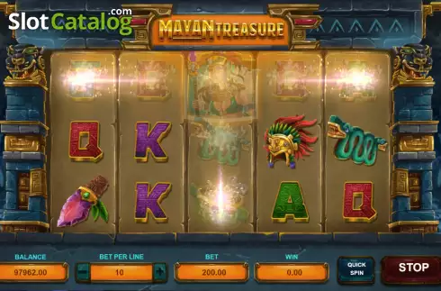 Οθόνη4. Mayan Treasure Κουλοχέρης