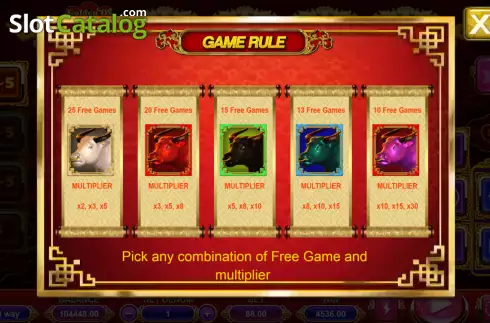 Οθόνη6. Golden Ox (Triple Profits Games) Κουλοχέρης