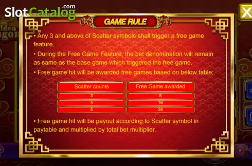 Οθόνη5. Golden Dragon (Triple Profits Games) Κουλοχέρης