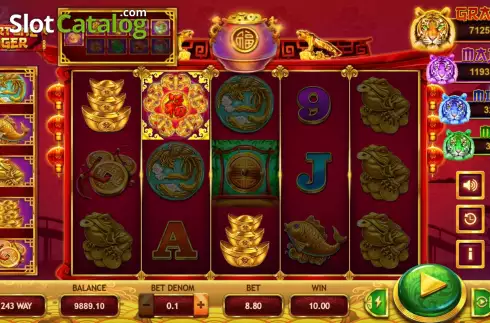 Οθόνη2. Fortune Tiger (Triple Profits Games) Κουλοχέρης