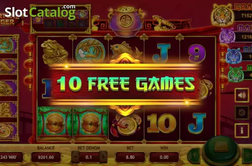 Οθόνη4. Fortune Tiger (Triple Profits Games) Κουλοχέρης