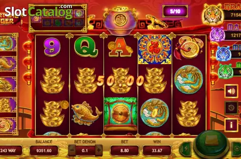 Οθόνη5. Fortune Tiger (Triple Profits Games) Κουλοχέρης