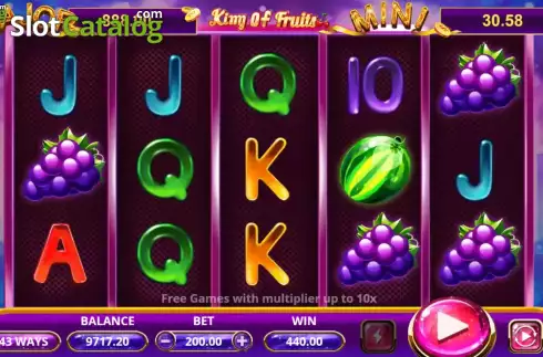 Οθόνη3. King Of Fruits (Triple Profits Games) Κουλοχέρης