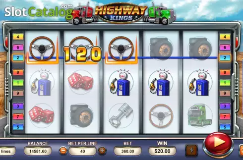 Οθόνη3. Highway Kings (Triple Profits Games) Κουλοχέρης