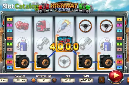 Οθόνη5. Highway Kings (Triple Profits Games) Κουλοχέρης