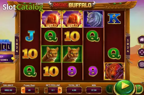 Οθόνη4. Raging Buffalo Κουλοχέρης