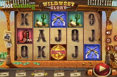 Οθόνη2. Wild West Glory Κουλοχέρης 