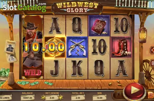 Οθόνη4. Wild West Glory Κουλοχέρης 
