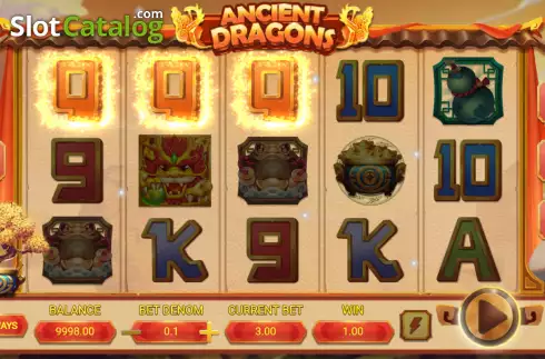 Οθόνη3. Ancient Dragons Κουλοχέρης