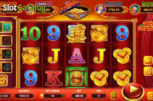 Οθόνη2. 888 Fortunes Κουλοχέρης