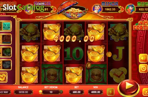 Οθόνη3. 888 Fortunes Κουλοχέρης