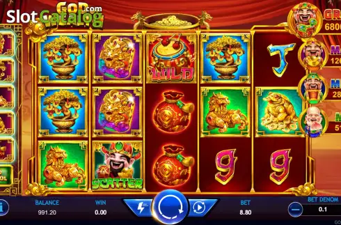 Οθόνη2. God of Wealth (Triple Profits Games) Κουλοχέρης