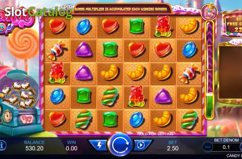 Οθόνη2. Candy Pop (Triple Profits Games) Κουλοχέρης