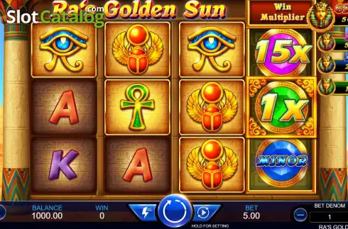 Οθόνη2. Ra's Golden Sun Κουλοχέρης