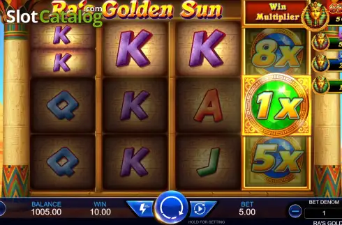 Οθόνη3. Ra's Golden Sun Κουλοχέρης