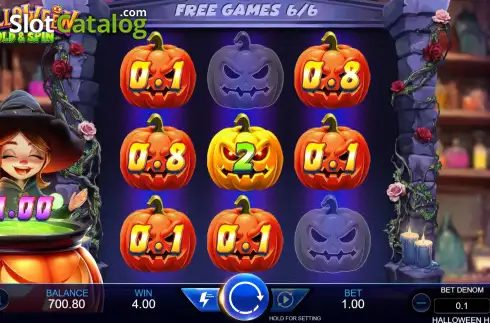 Οθόνη2. Halloween Hold & Spin Κουλοχέρης