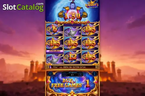 Οθόνη3. Aladdin's Hold & Spin Κουλοχέρης 